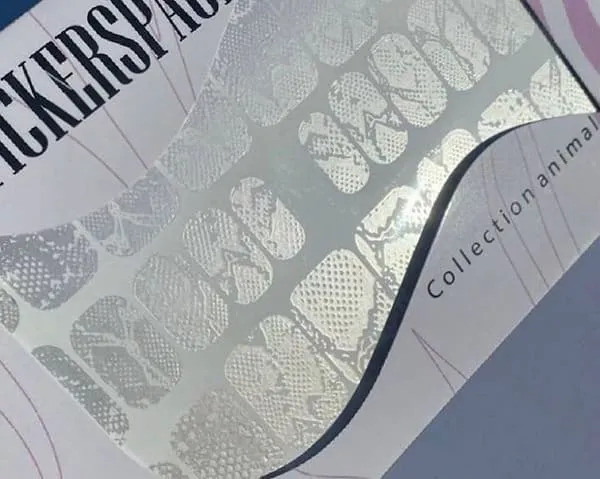 Стикеры Stickersspace на липкой основе Silver