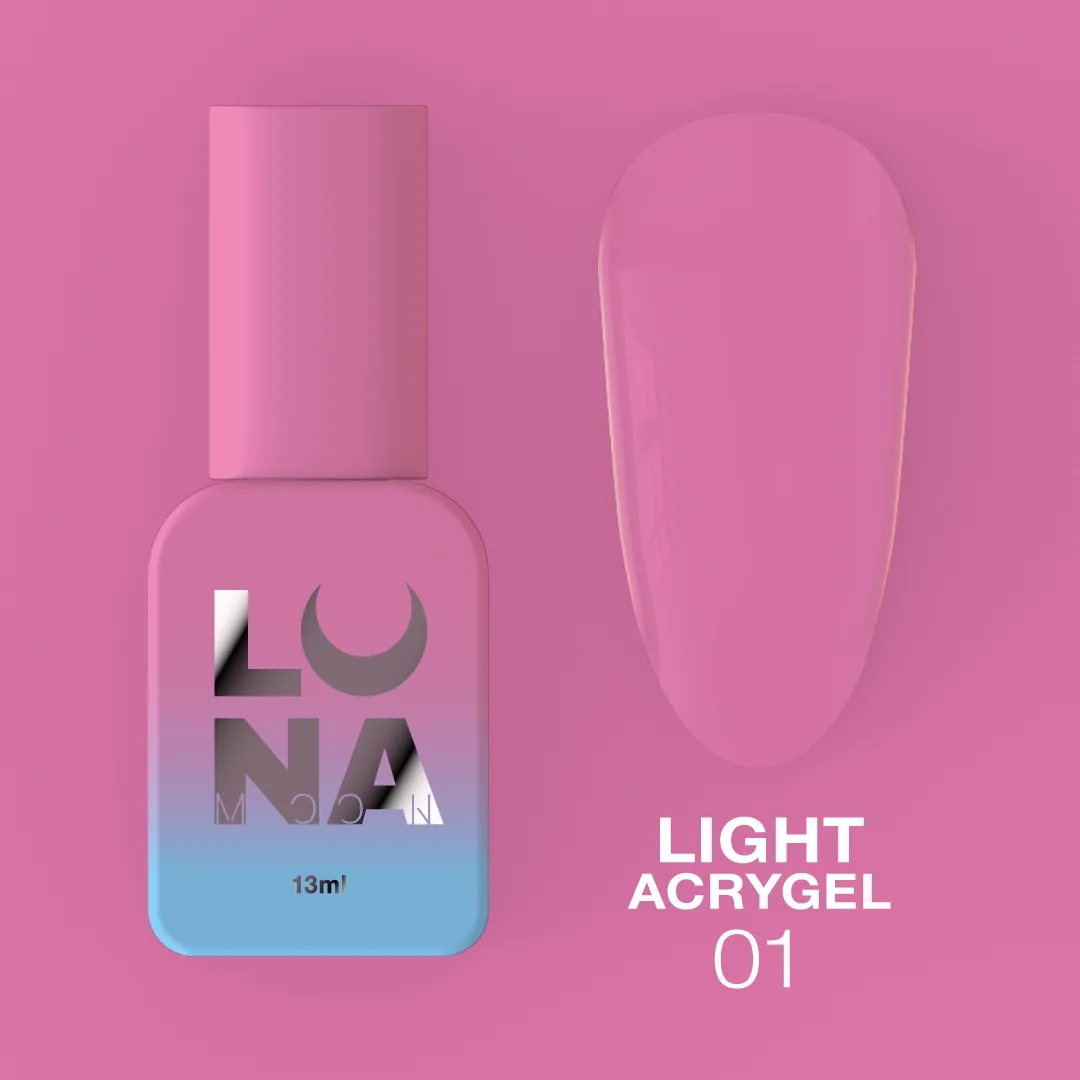 Акрил-гель LUNA Light Acrygel №1 прозорий, 13 мл