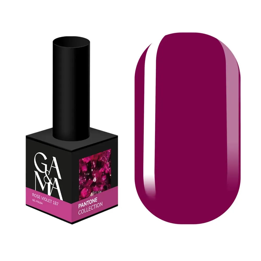 Гель-лак GÉMELY ex GA&MA Rose Violet 187, 10 мл