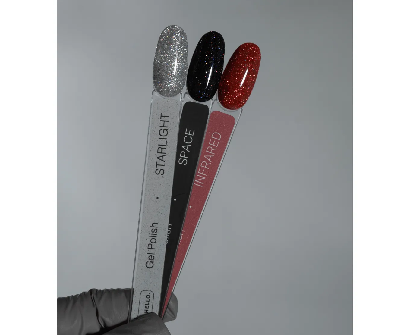 Гель-лак HELLO Reflective gel polish, Infrared, 15 мл