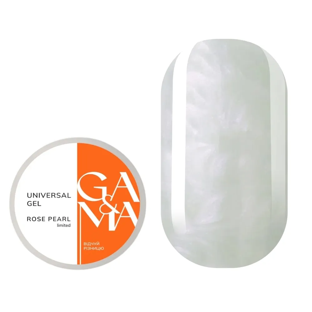Рідкий гель GÉMELY ex GA&MA Universal gel Rose Pearl (limited), 15 мл