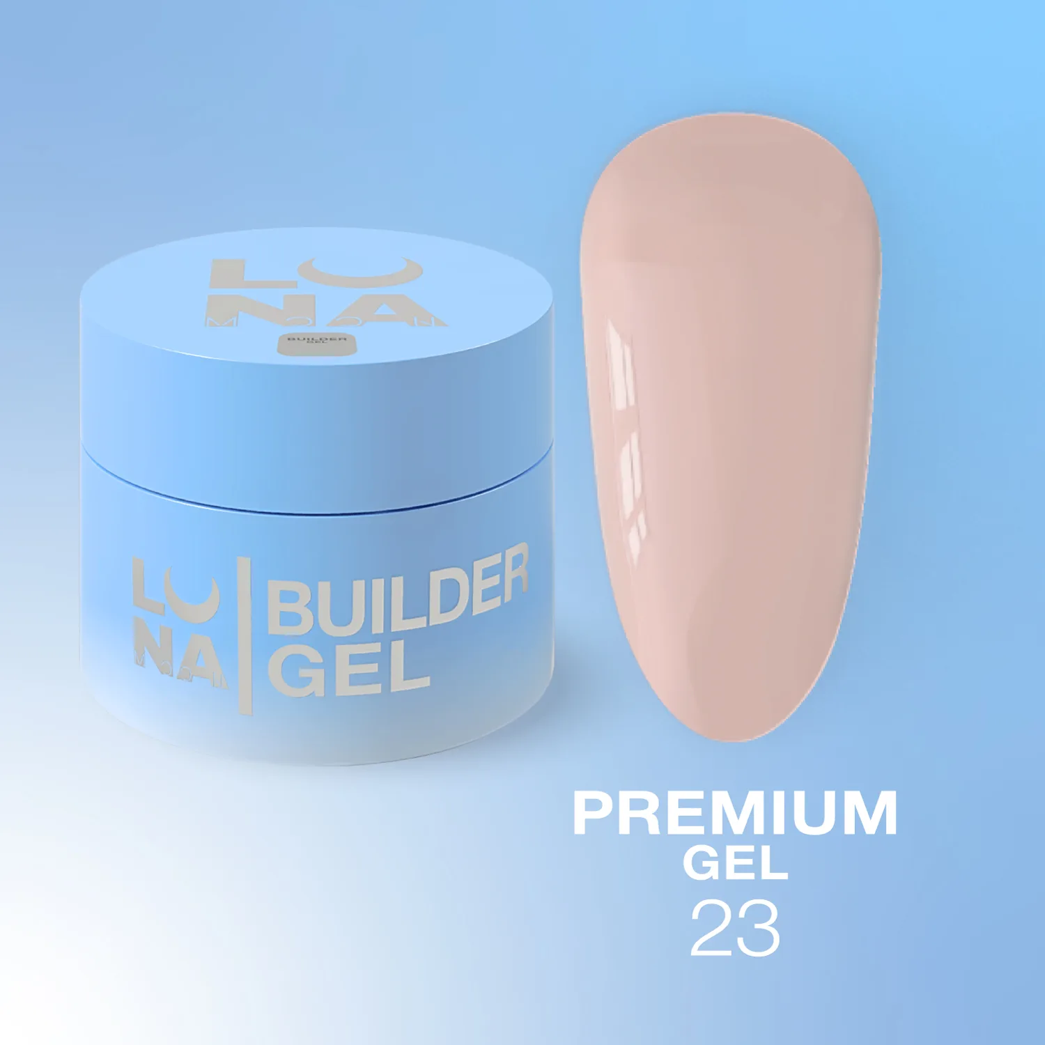 Камуфлирующий гель LUNA Premium gel 23, 50 мл