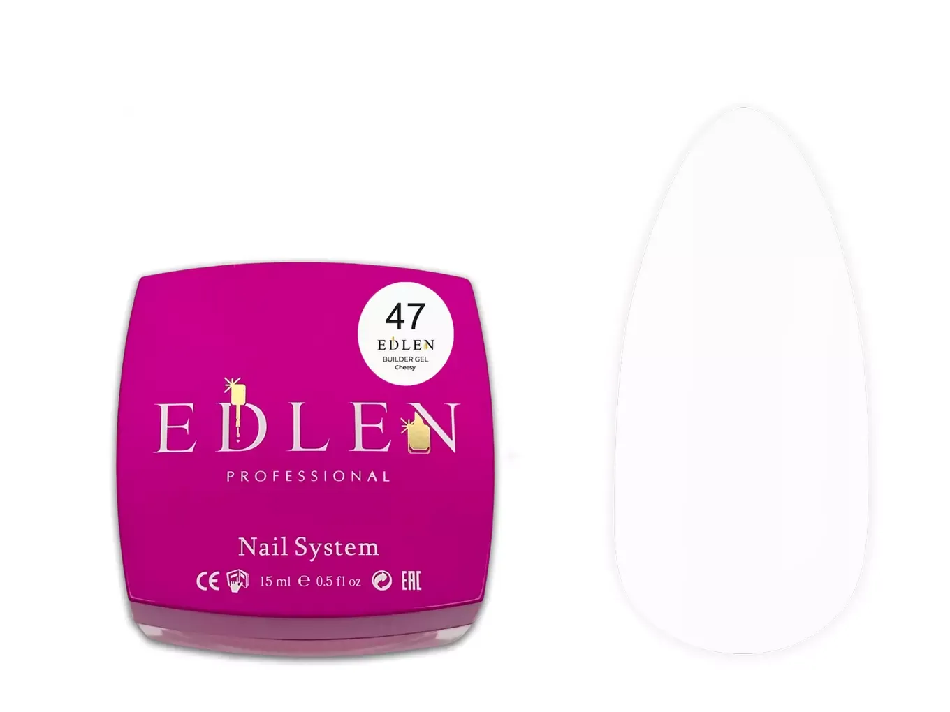 Edlen Builder Gel Cheesy №47, 15 мл