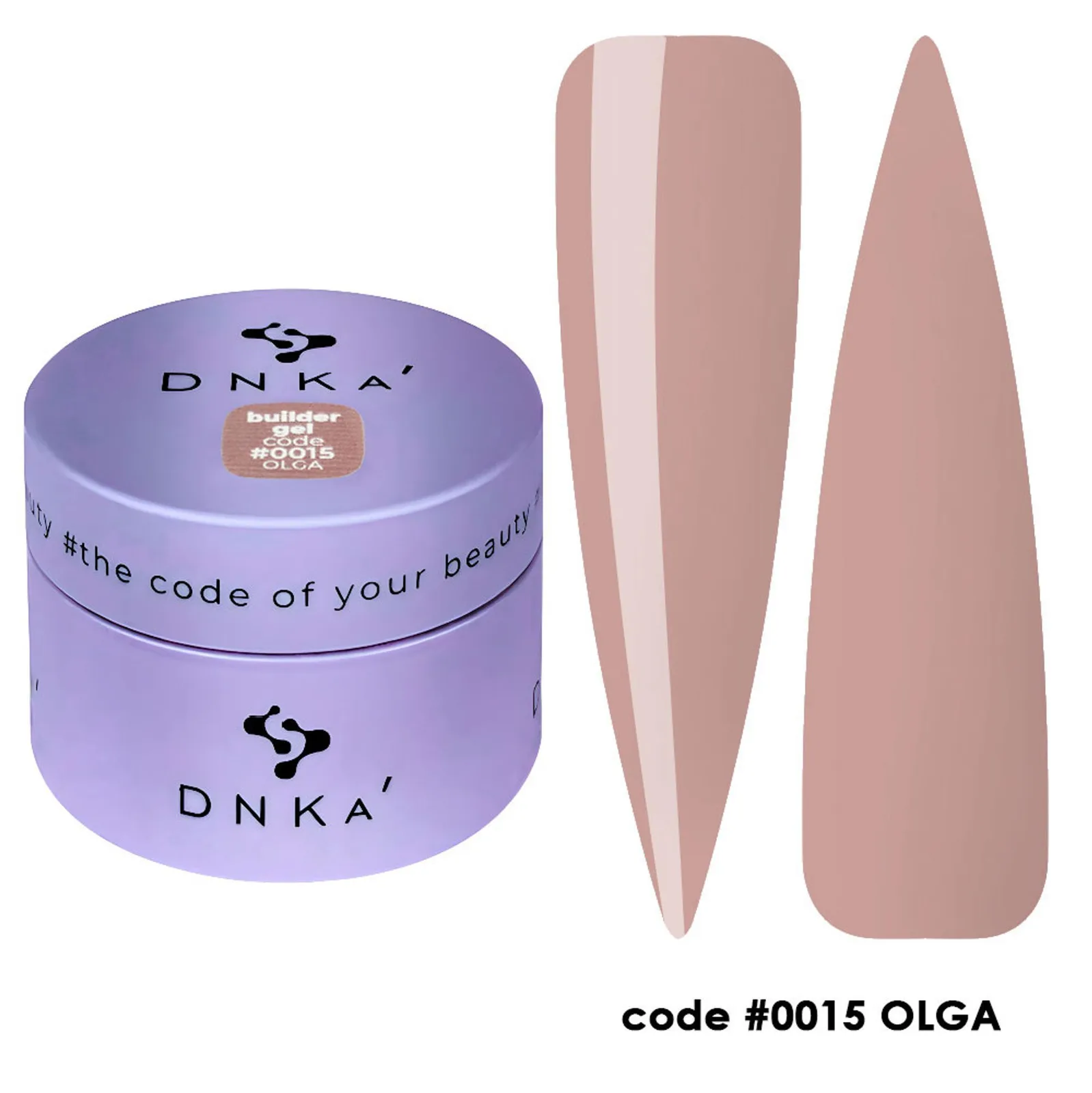 Гель DNKa Builder №15 Olga, 30 ml