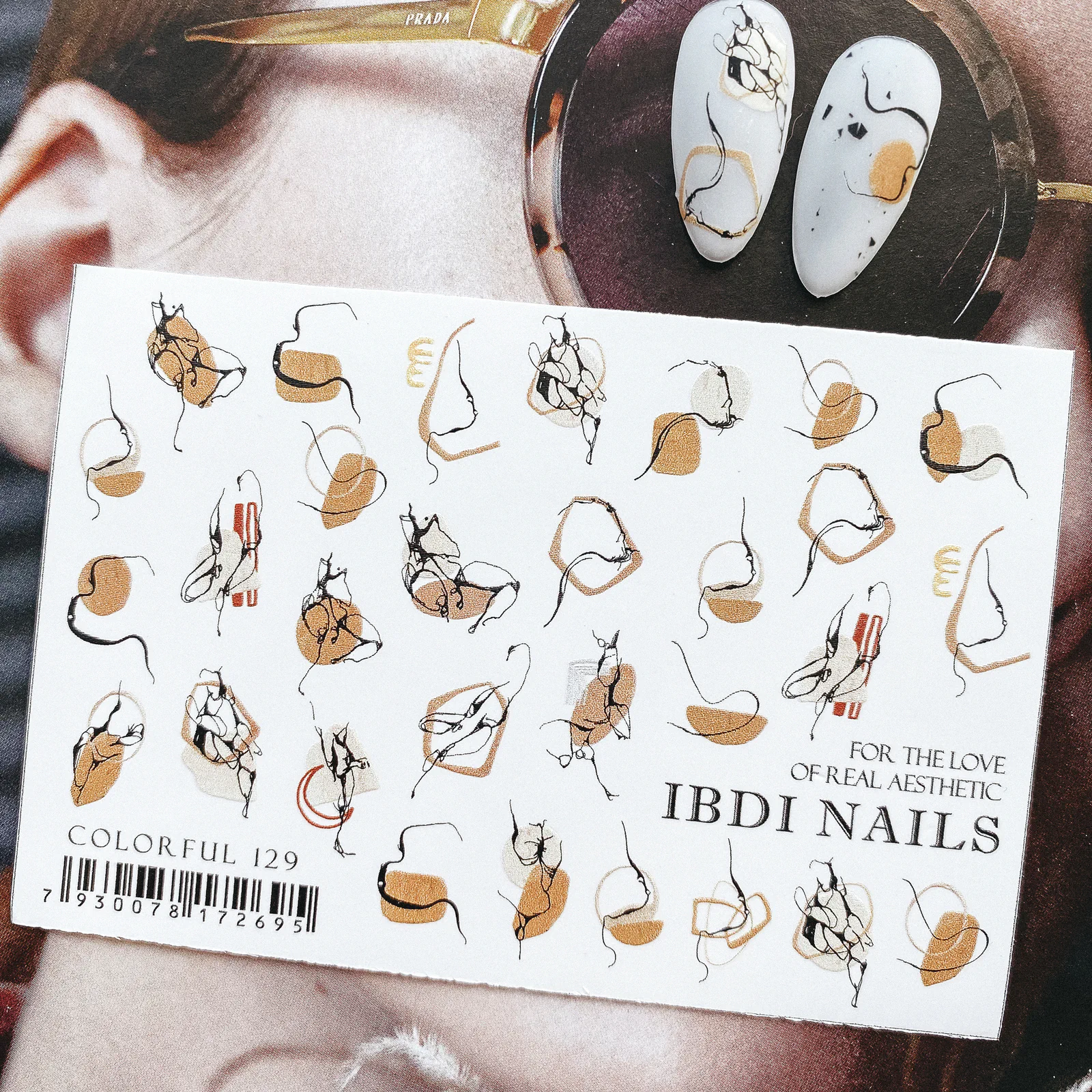 Слайдер-дизайн IBDI NAILS COLORFUL №129