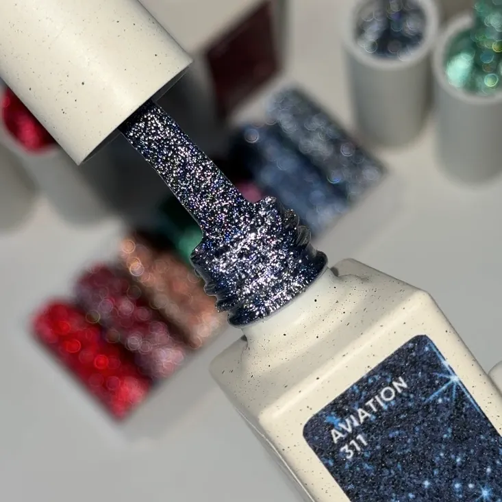 Гель-лак NAILSOFTHENIGHT Aviation—синьо-сірий №311, 10 мл
