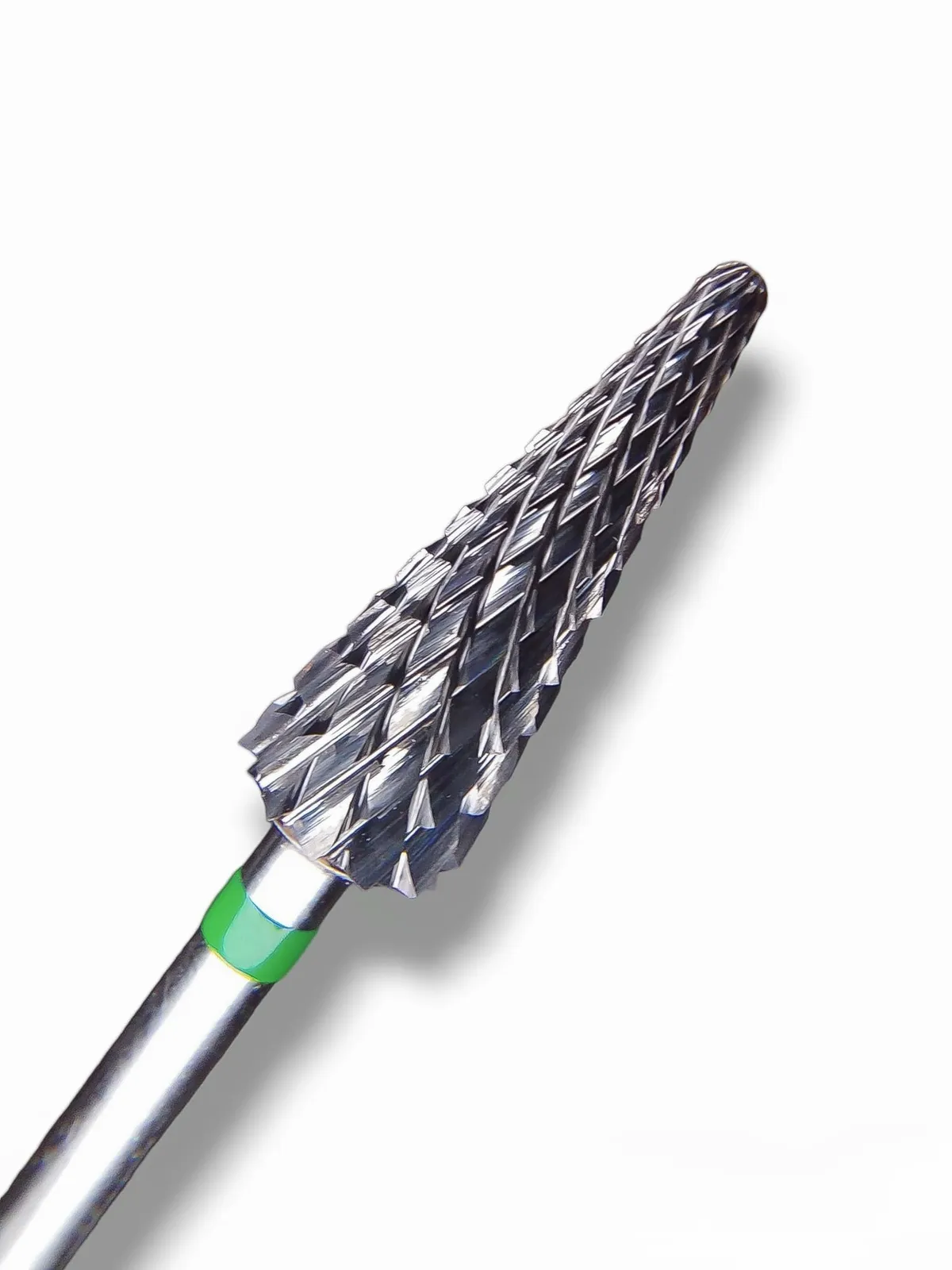 Фреза твердосплавная STRONG NAIL BITS конус зеленая 0,5 см