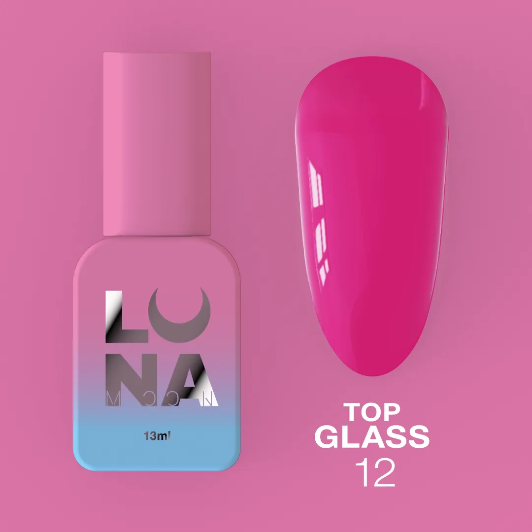 Топ для гель-лаку LUNA Glass №12, 13 мл