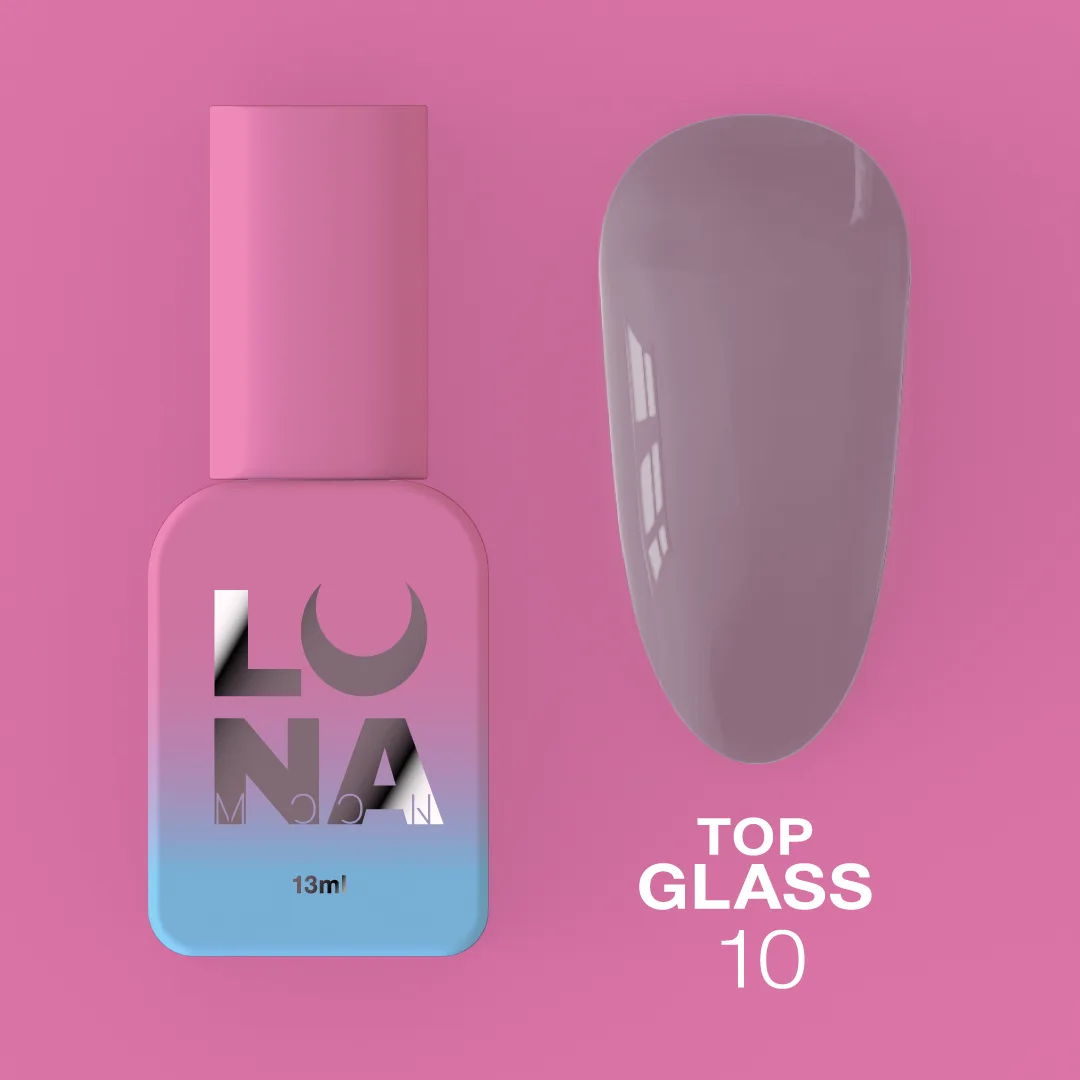 Топ для гель-лаку LUNA Glass №10, 13 мл