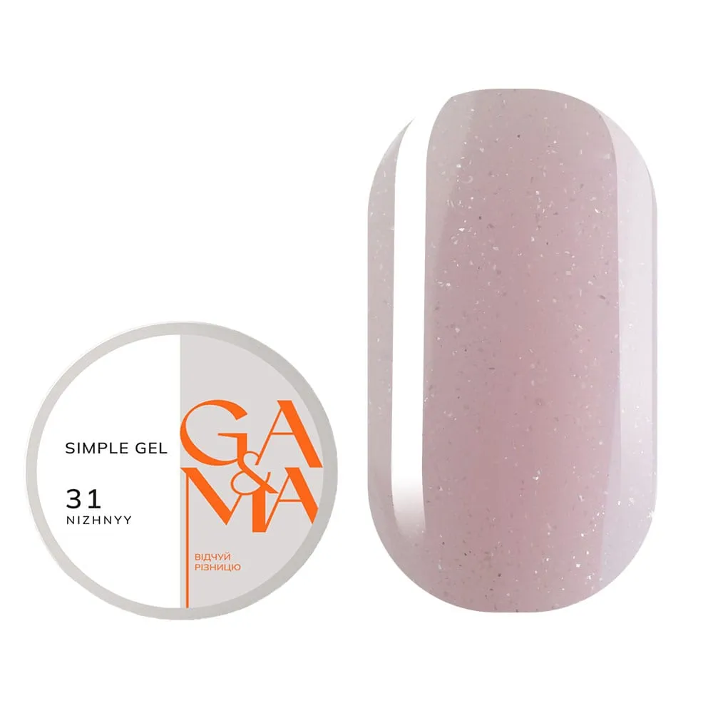 Гель GÉMELY ex GA&MA Simple gel №31 Nizhnyy, 15 мл