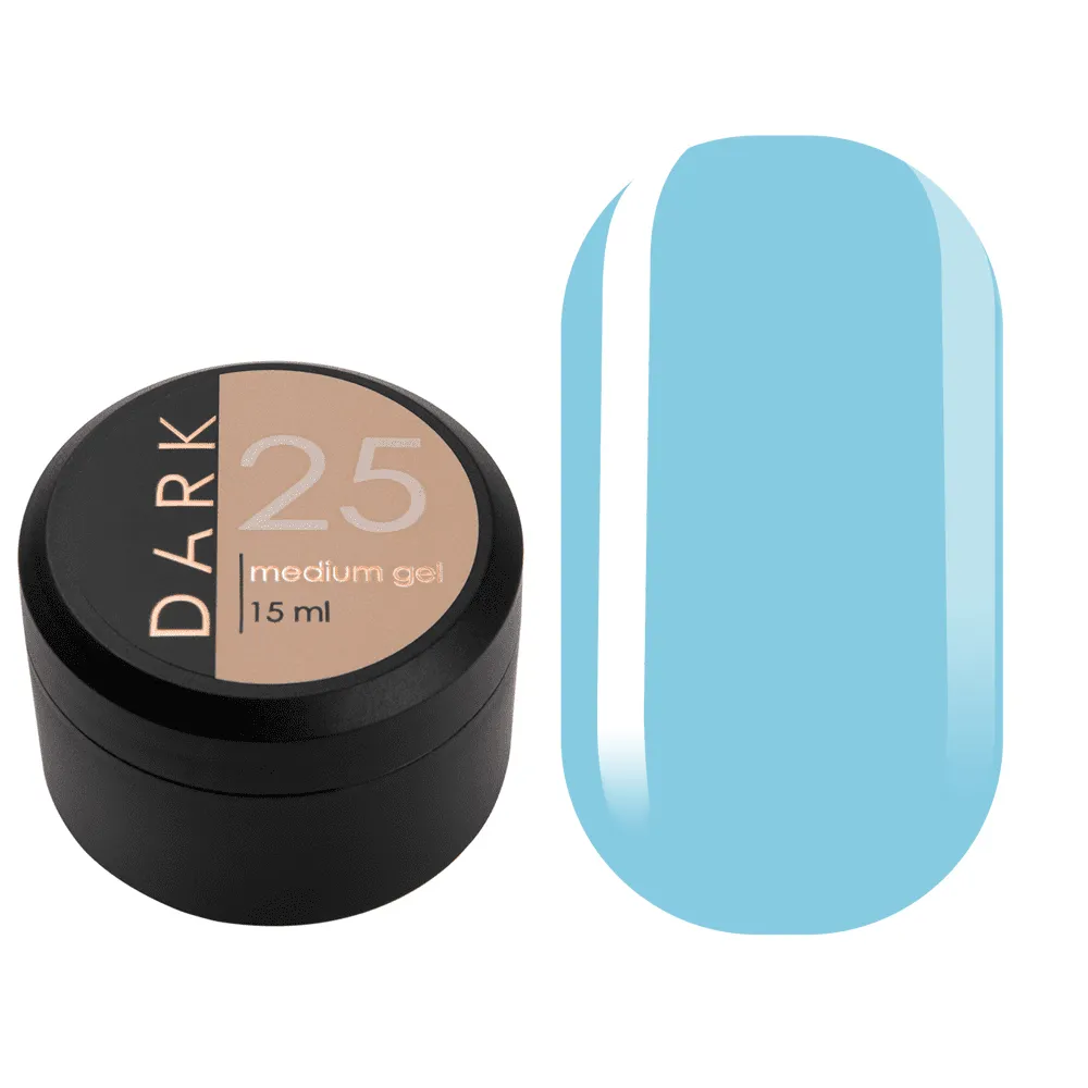 DARK Medium Gel №25, 15 мл, без пензлика