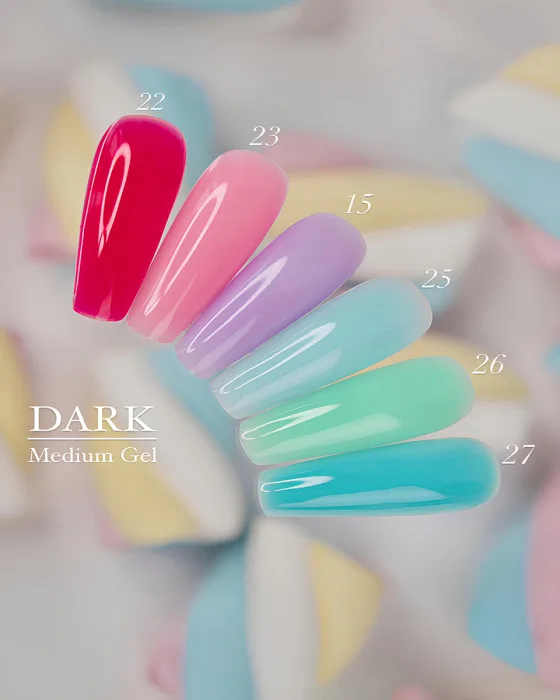 DARK Medium Gel №25, 15 мл, без пензлика