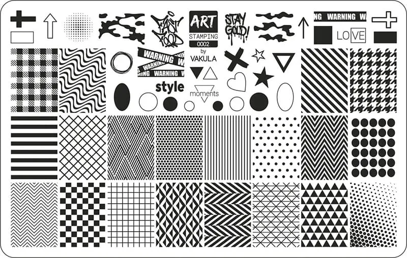 Пластина для стемпінгу Art Stamping №0002