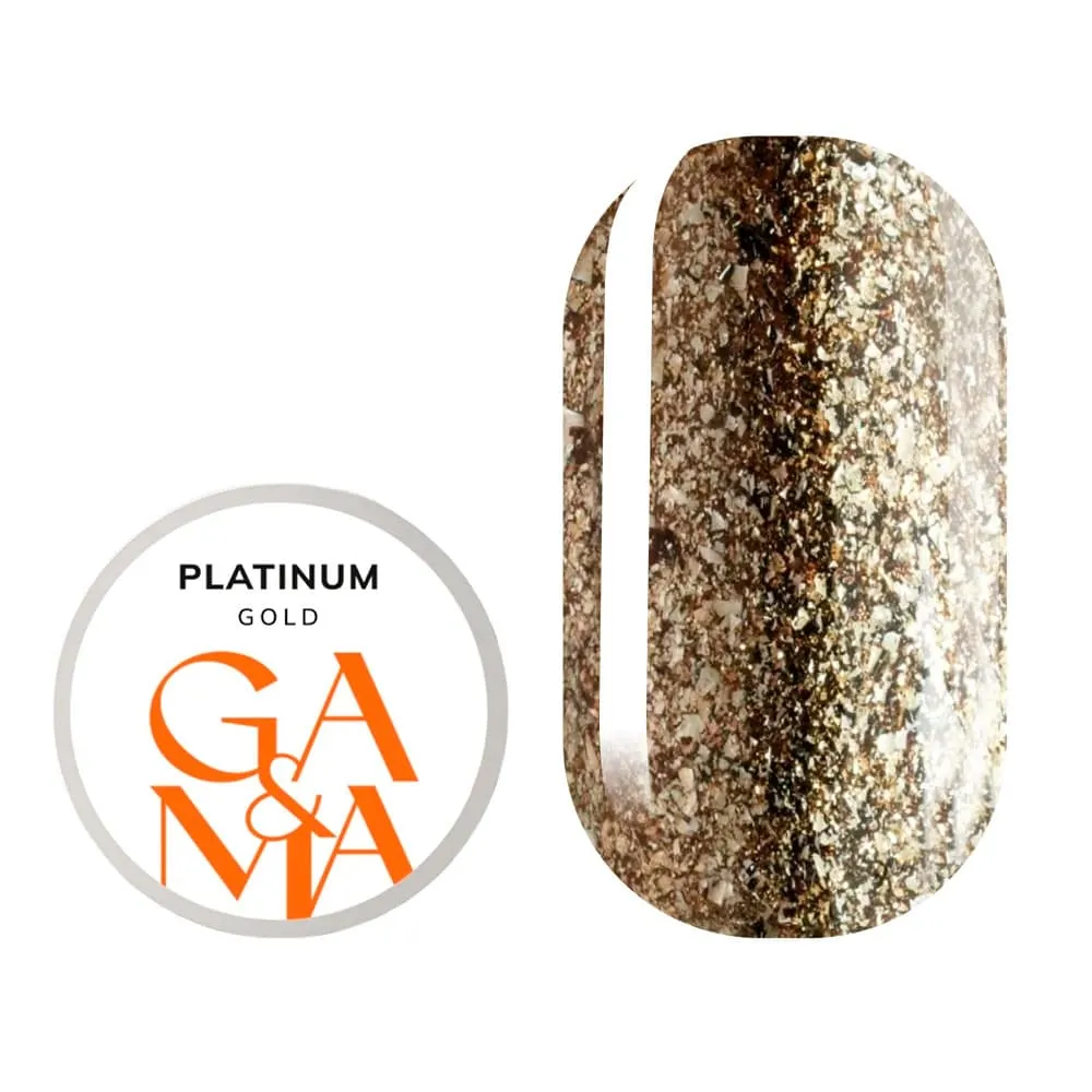 Рідка фольга GÉMELY ex GA&MA Platinum Gold, 5 г