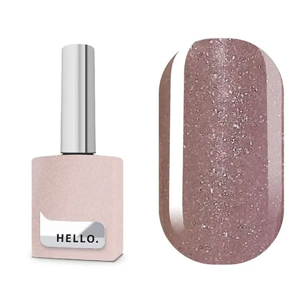 Жидкий гель HELLO Smart Gel Asti с шиммером, 15 мл
