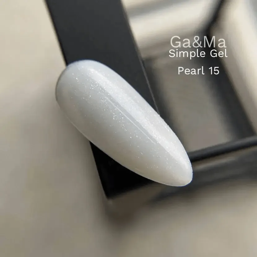 Гель GÉMELY ex GA&MA Simple gel №15 перл, 30 мл