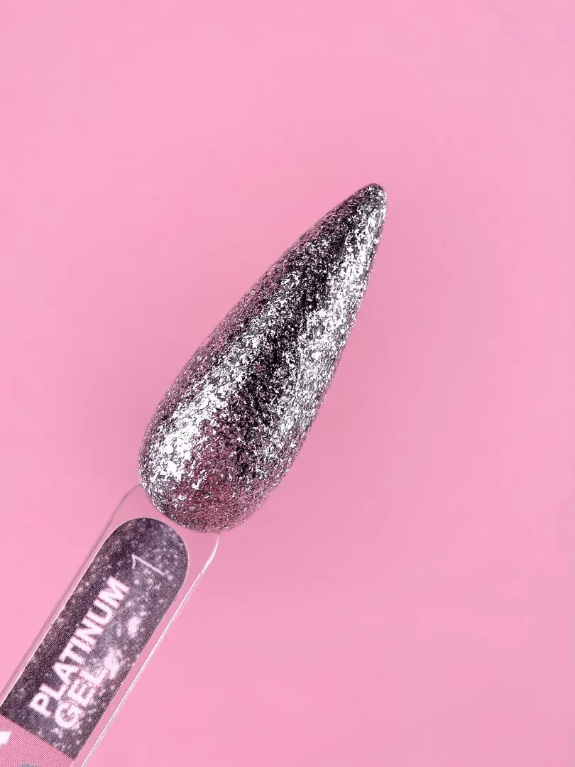 Блестки для ногтей LUNA Platinum Gel №1, 5 мл