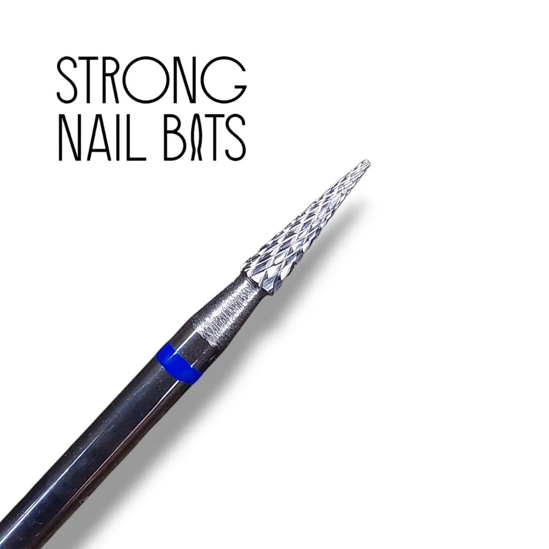 Фреза твердосплавна STRONG NAIL BITS для випилювання (голка гостра) синя 0,23 мм