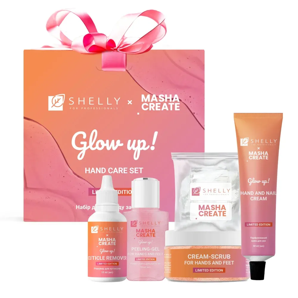 Набор по уходу за руками Shelly х Masha Create "Glow Up!"