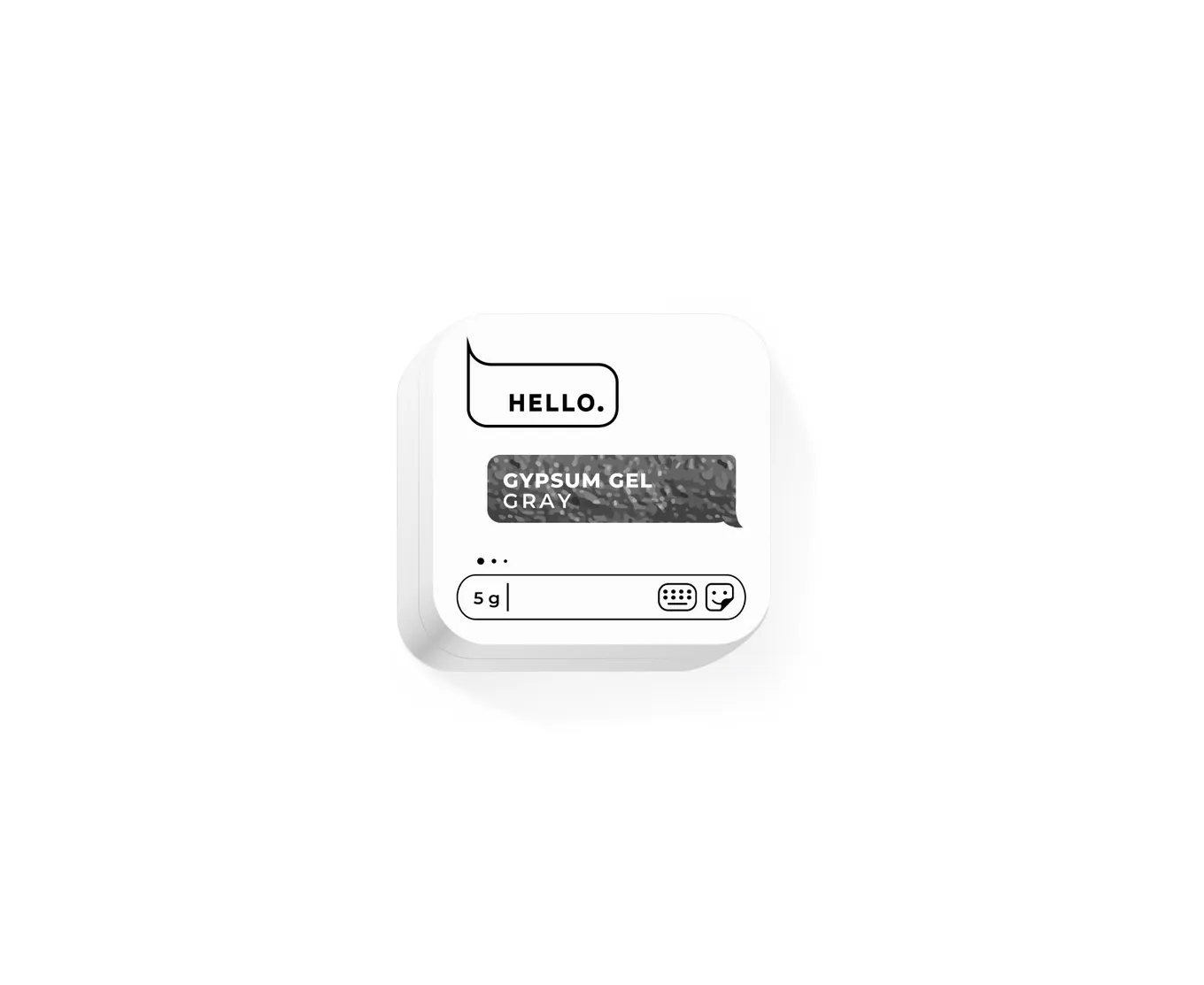 HEYLOVE Gypsum Gel gray, 5 г