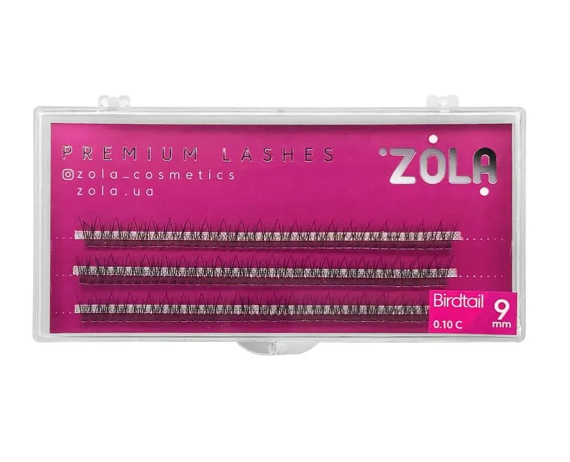 Вії-пучки ZOLA Birdtail (9mm)