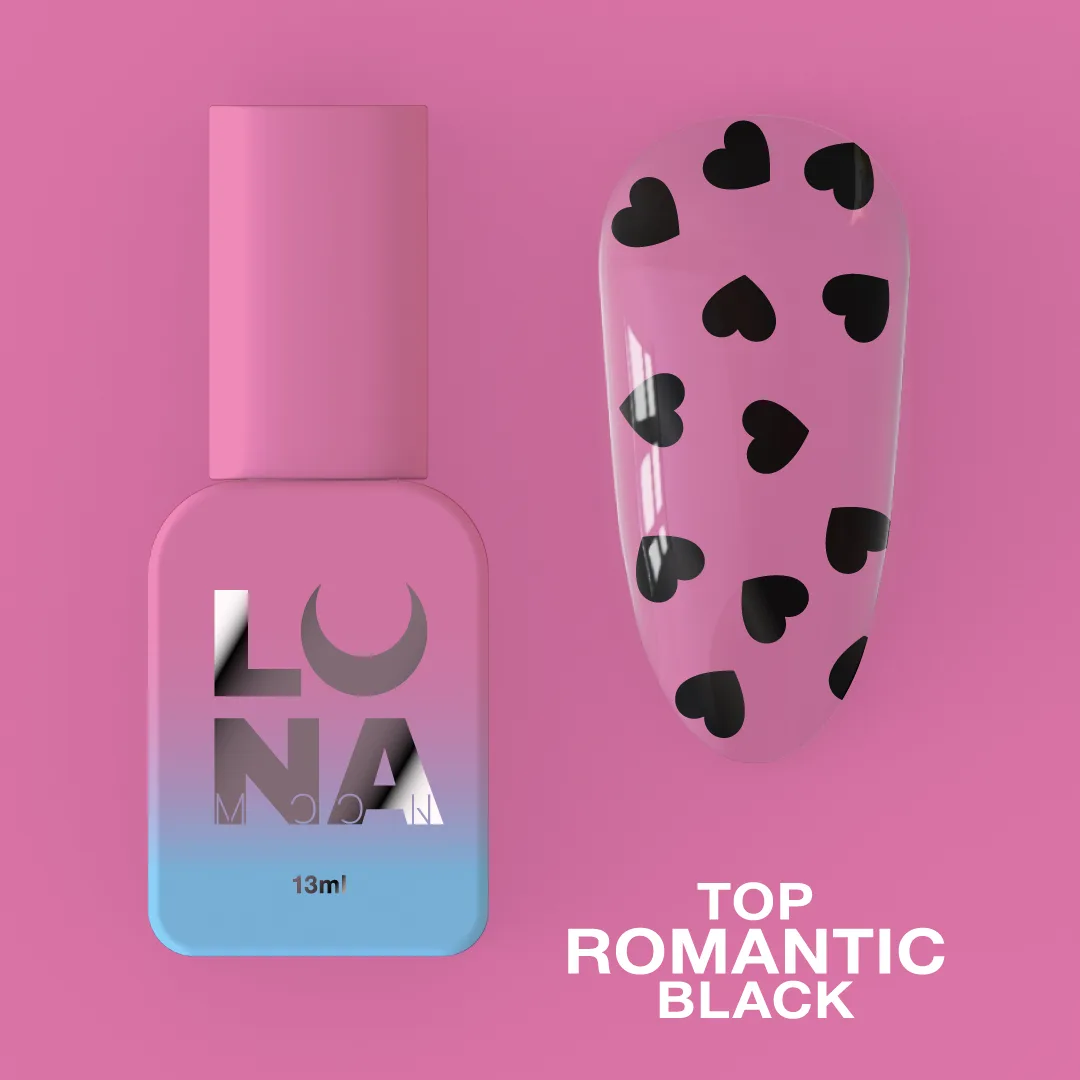 Top LUNA Romantic Black, 13 мл