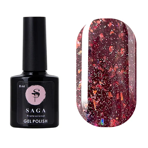 Гель-лак Saga Professional Fiery gel № 30 світловідбиваючий, 9 мл