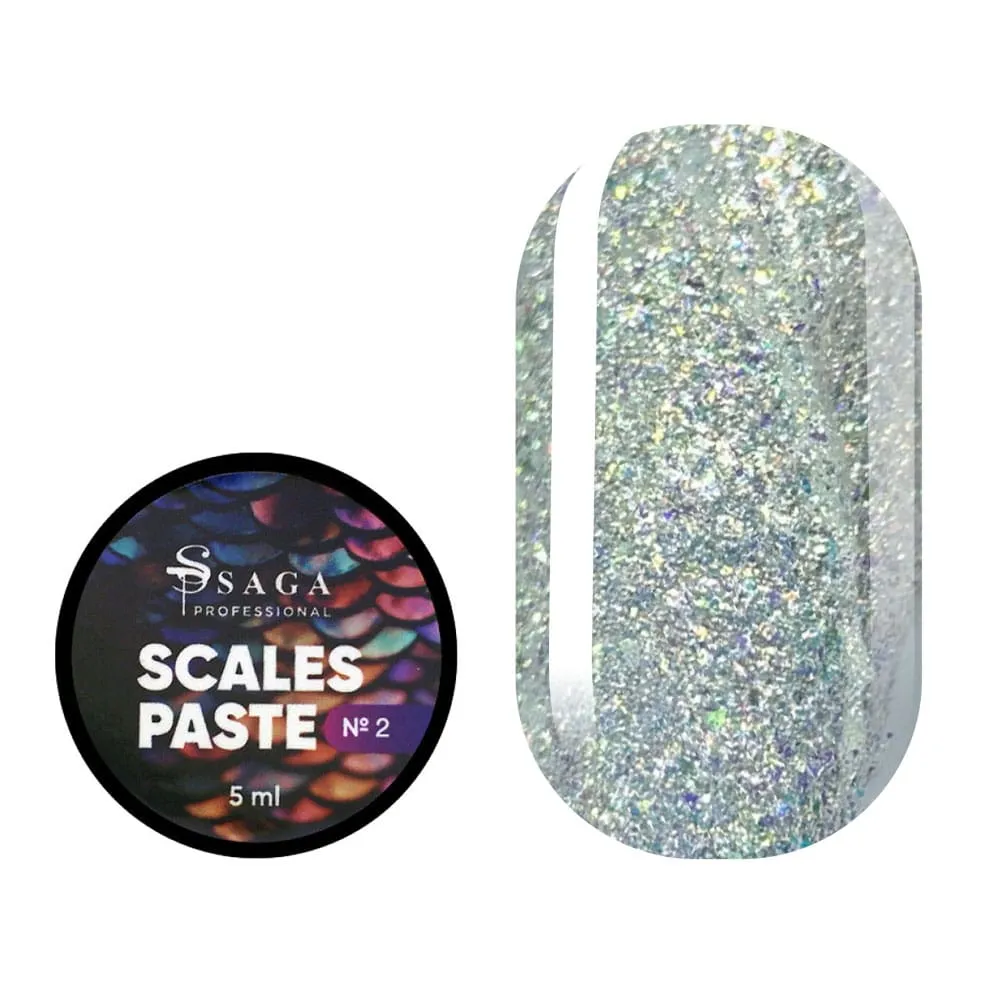 Паста для дизайну Saga Professional Scales Paste №02, 5 мл