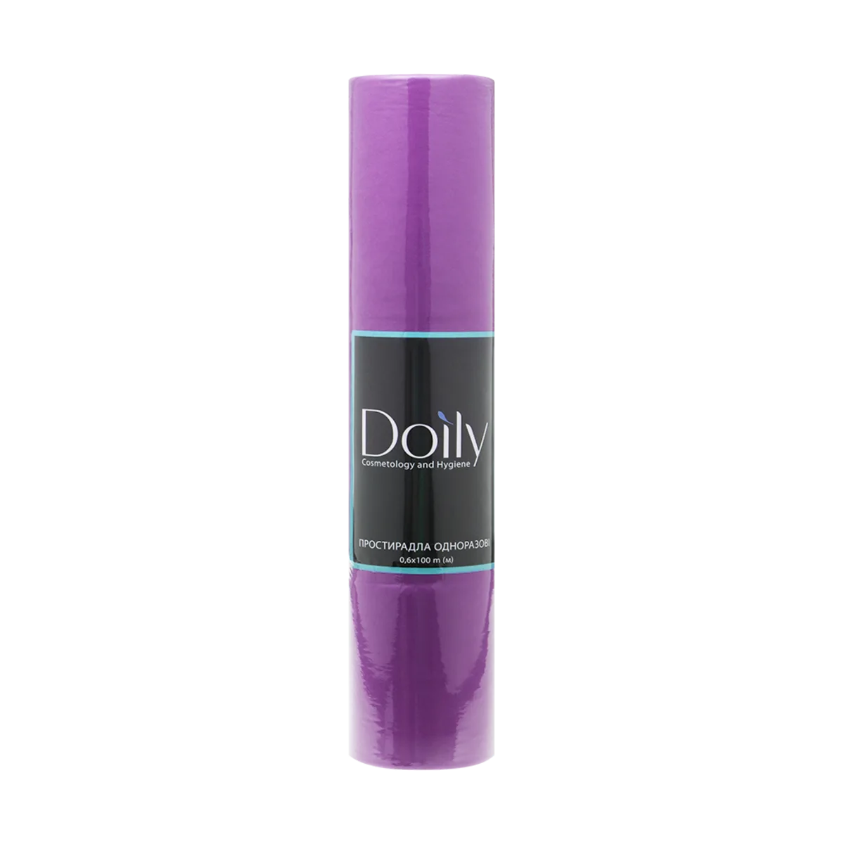 Простыня одноразовая Doily фиолетовая 20 г/м2,шир. 0,6\100 м