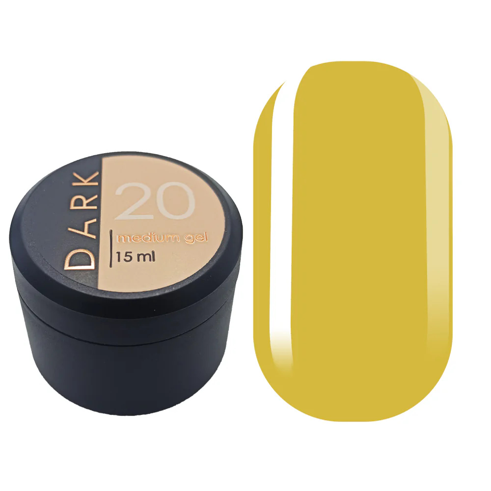 DARK Medium Gel №20, 15 мл, без пензля