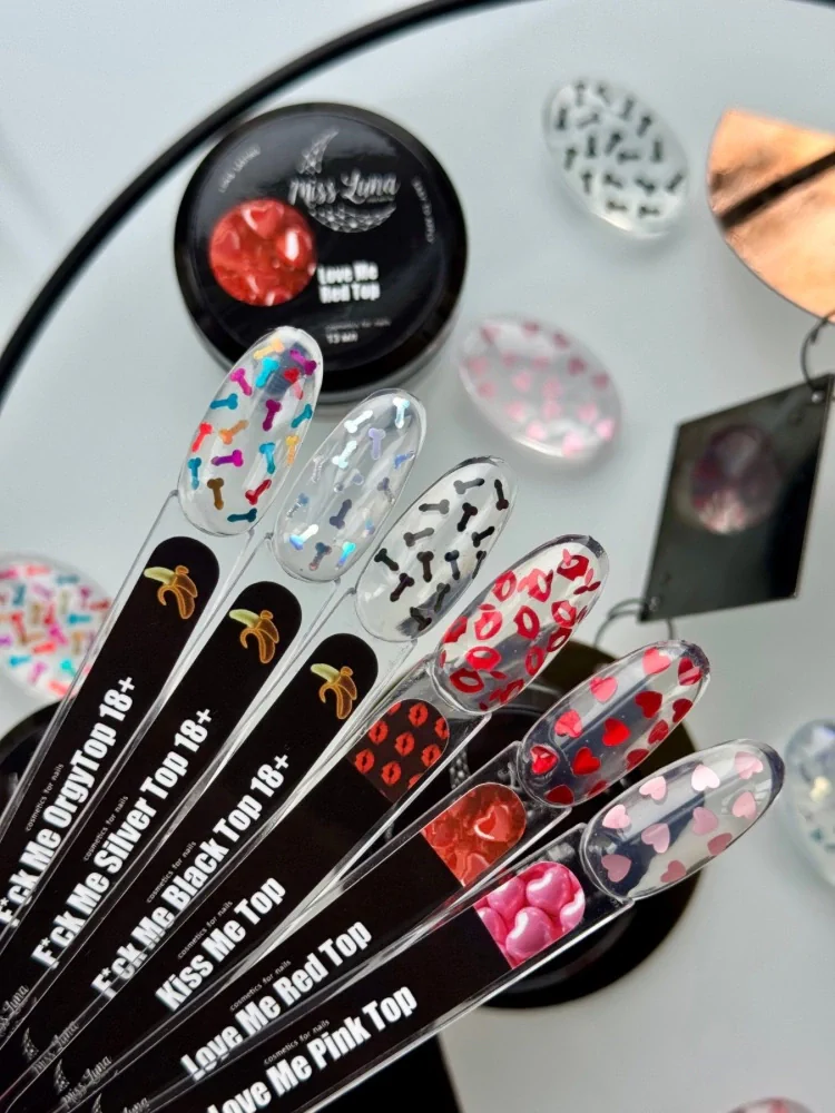 Топ Miss Luna Premium, Love me red, 15 мл (без пензлика)