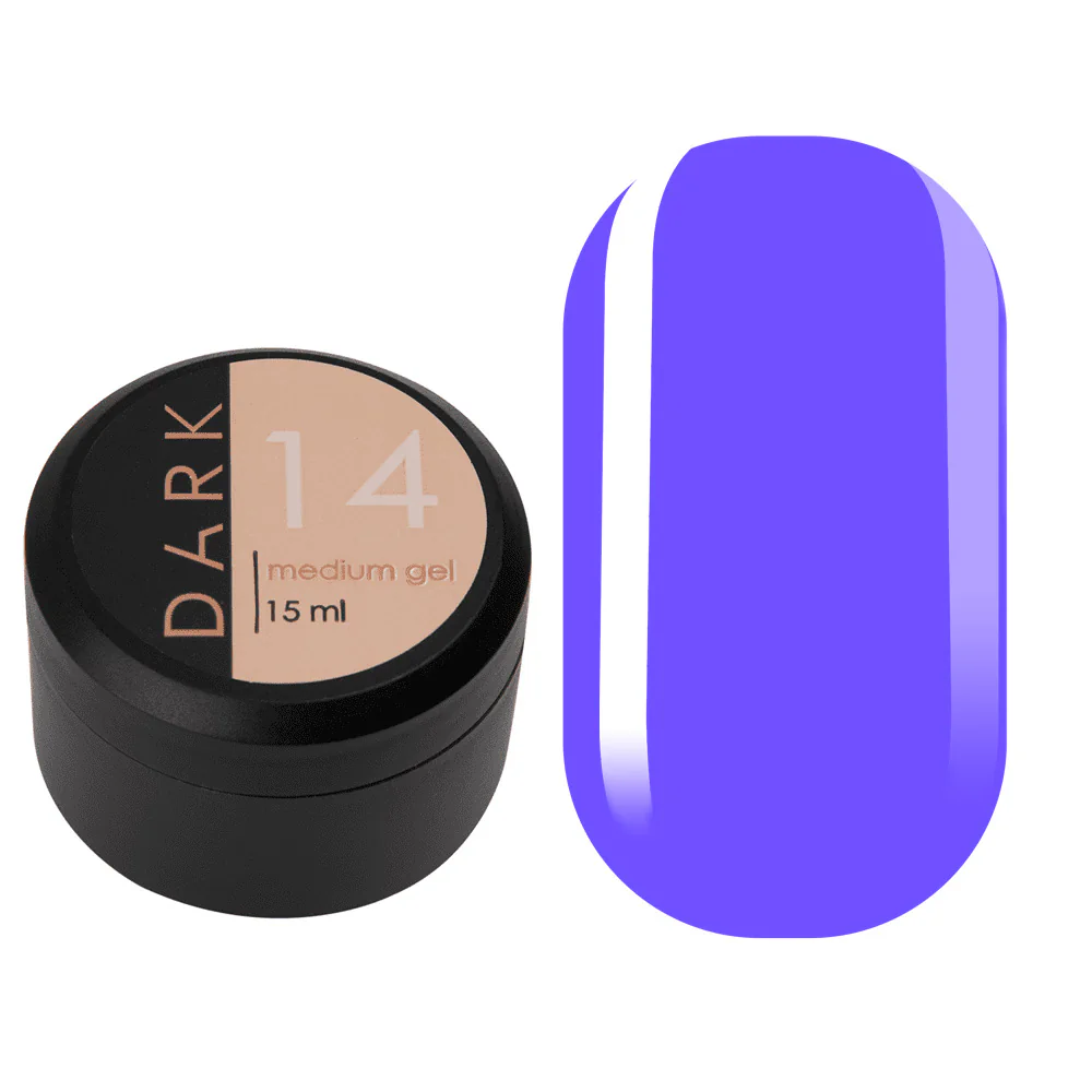 DARK Medium Gel №14, 15 мл, без пензля