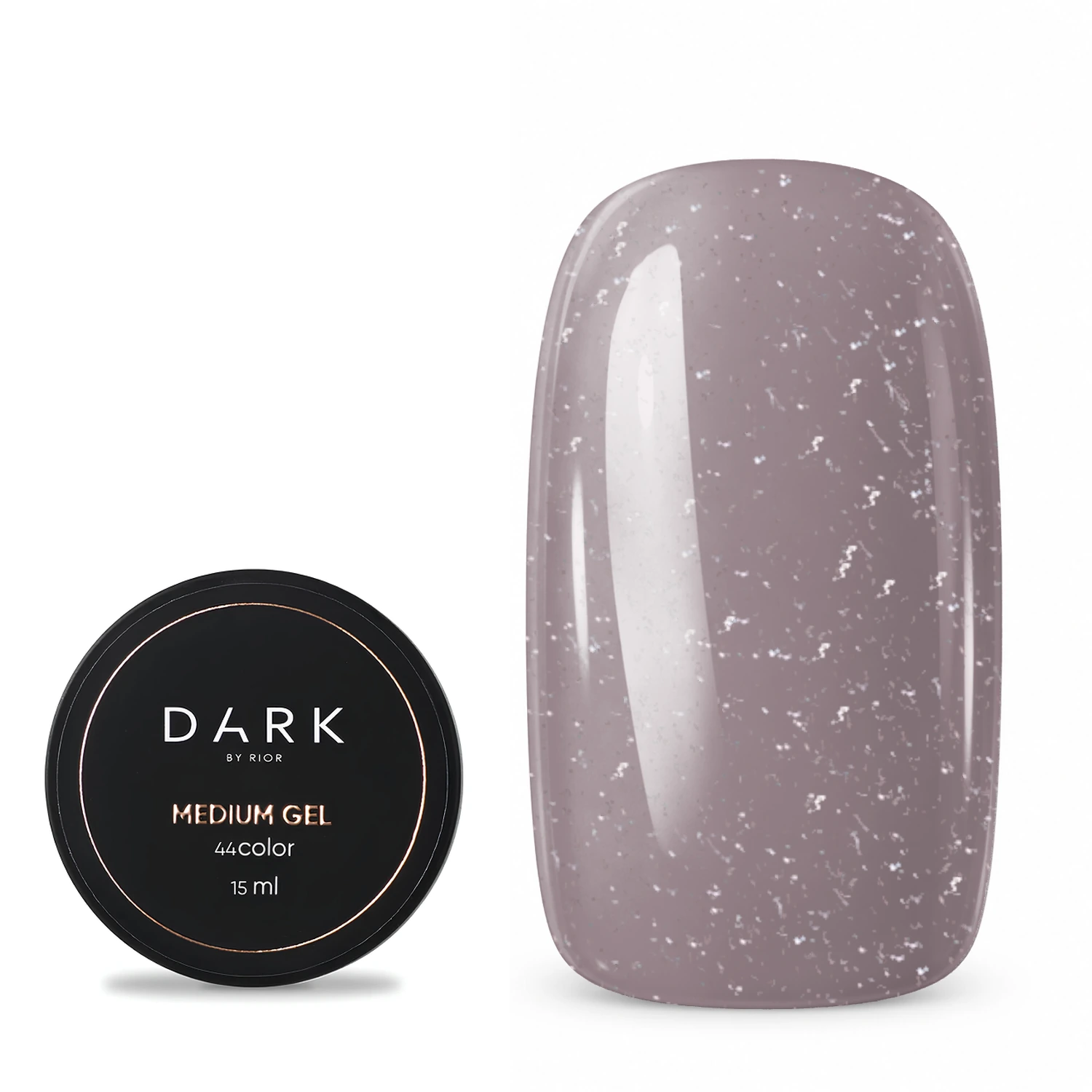 DARK Medium Gel №44, 15 мл, без кисти