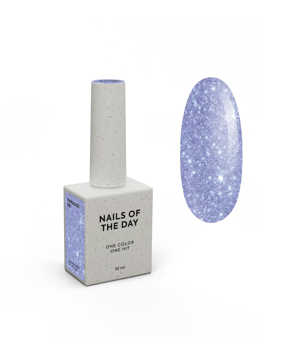 Гель-лак NAILSOFTHEDAY Let's special PARADISE №08, 10 мл - фіолетовий