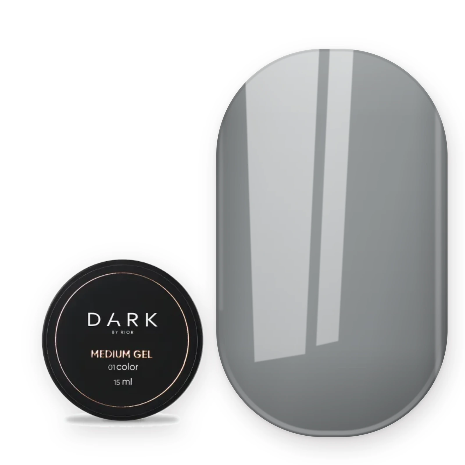 DARK Medium Gel №1, 15 мл, без кисти