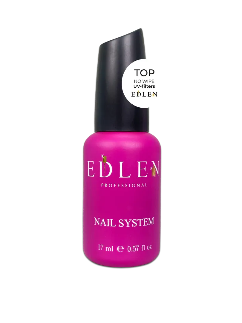 Топ Edlen Top No Wipe UV-filters, 17 мл