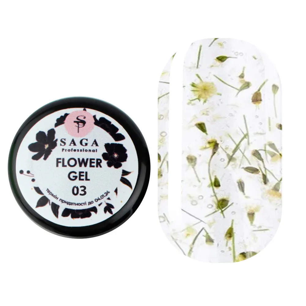 Гель SAGA Professional Flower Gel 3, 5 мл