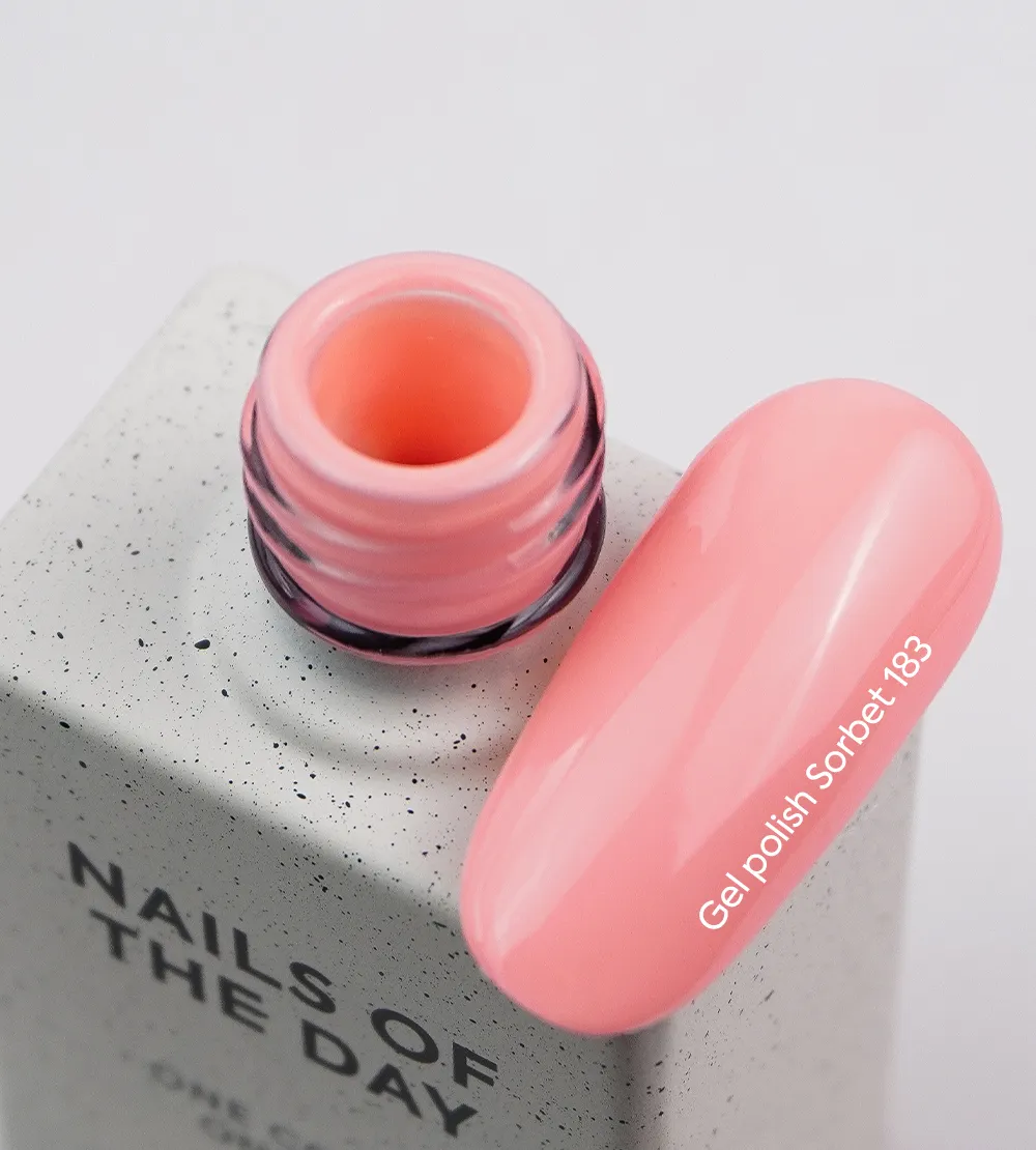 Гель-лак NAILSOFTHEDAY Let's special Sorbet-183, 10 мл ніжно-персиковий