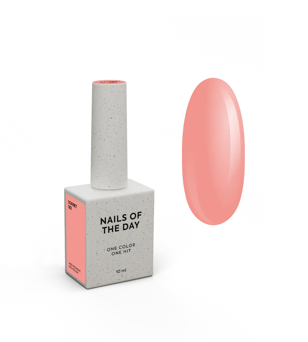 Гель-лак NAILSOFTHEDAY Let's special Sorbet-183, 10 мл ніжно-персиковий