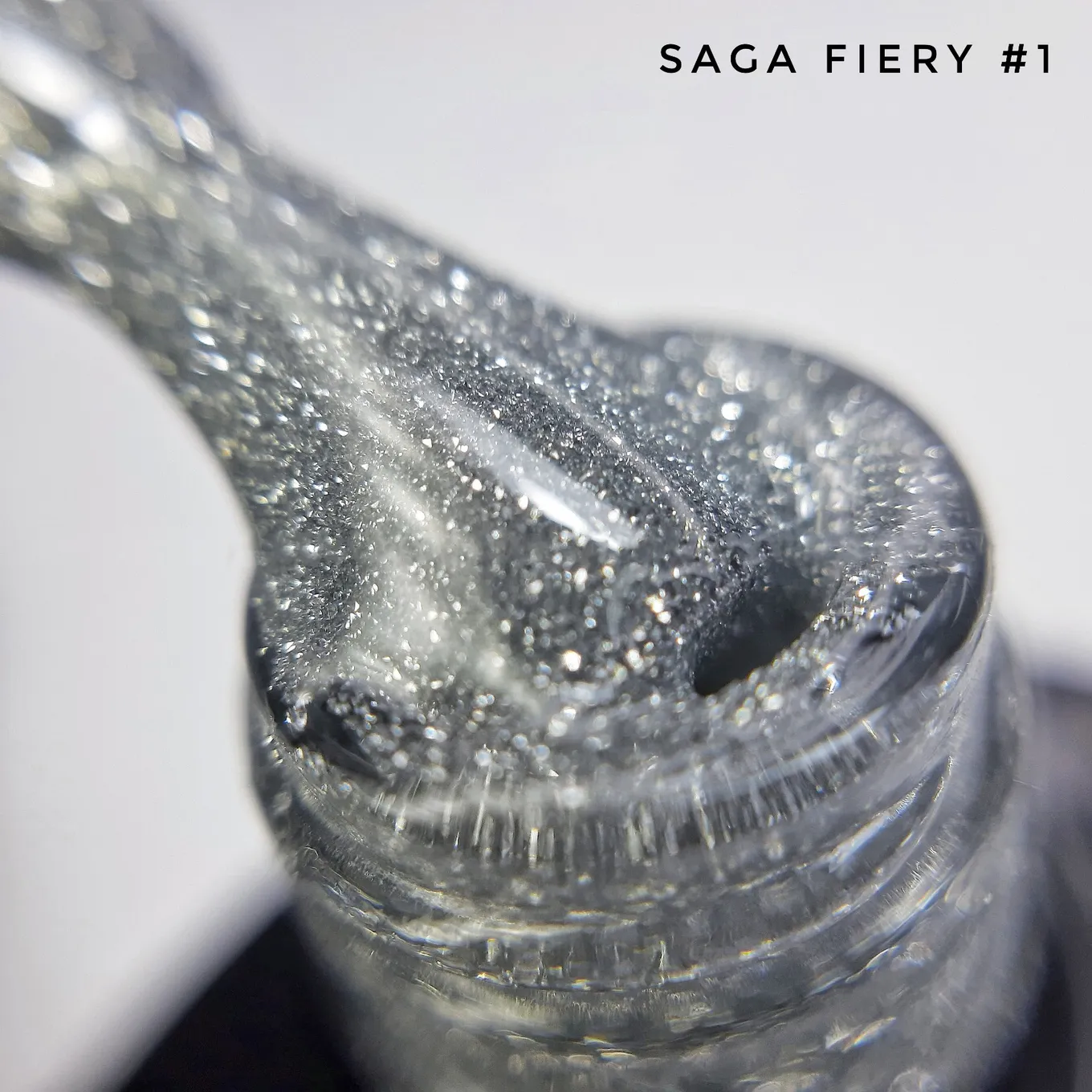 Гель-лак Saga Professional  Fiery gel № 1, 8 мл