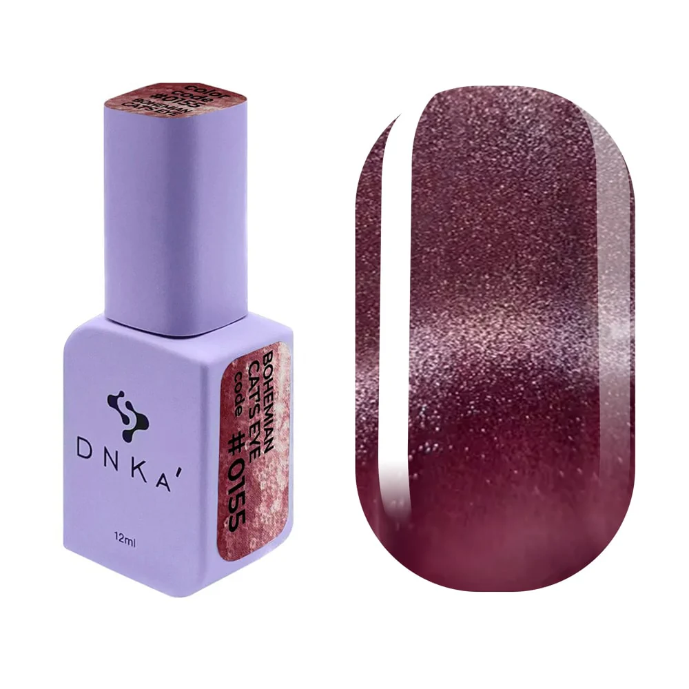 Гель-лак DNKa Cat's Eye, №0022 (0155), Bohemian, 12 ml