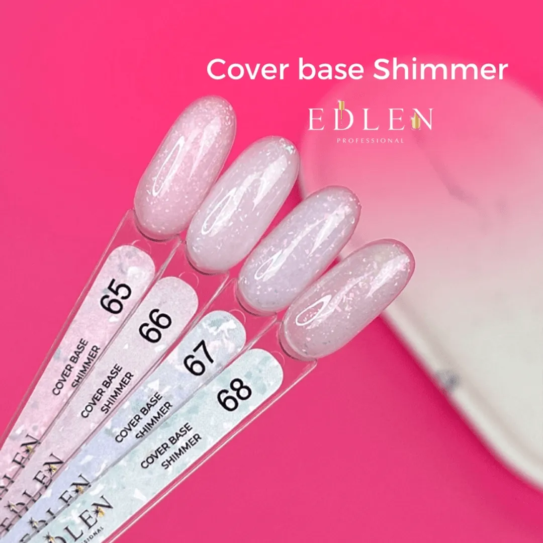 Edlen Cover base Shimmer №65, 9 мл