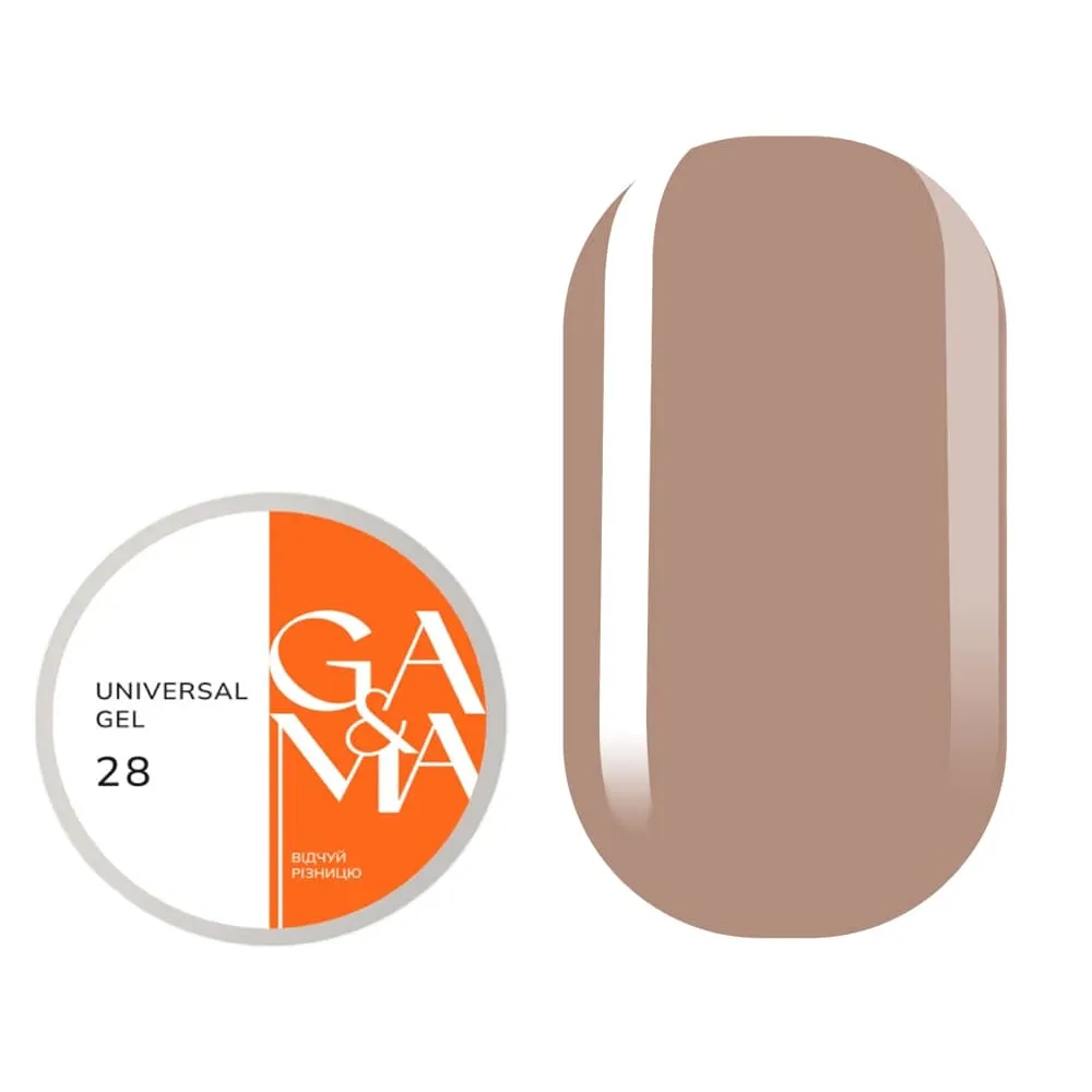Рідкий гель GÉMELY ex GA&MA Universal gel №28, 15 мл
