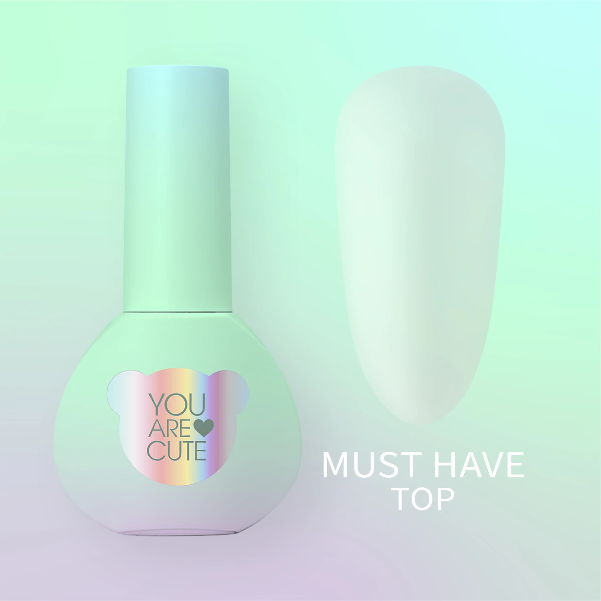 Матовий топ для гель-лаку без липкого шару You Are Cute Top Must Have, 5 мл