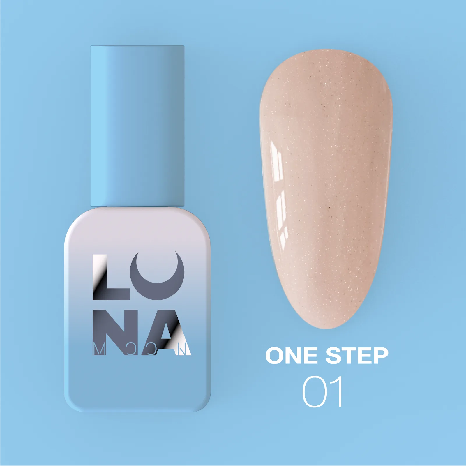 Однофазный гель-лак Luna One Step, №01, 8 мл