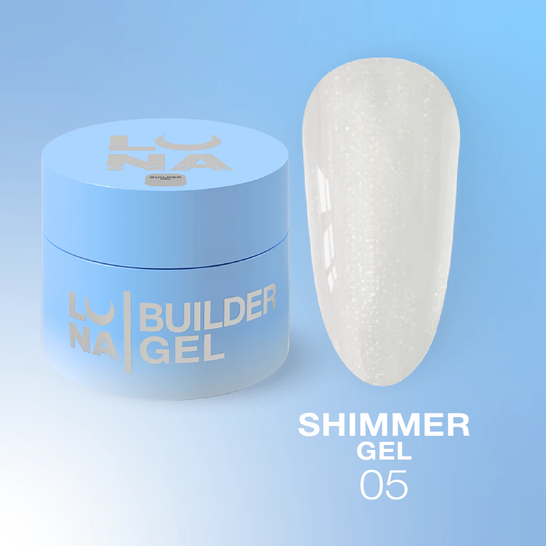 Гель для нарощування LUNA Shimmer gel №05, 30 мл