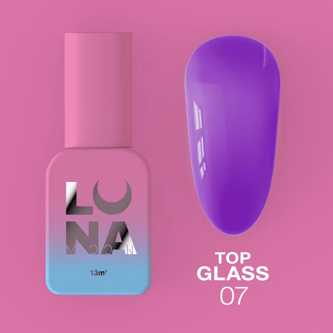 Топ для гель-лаку LUNA Glass №7, 13 мл