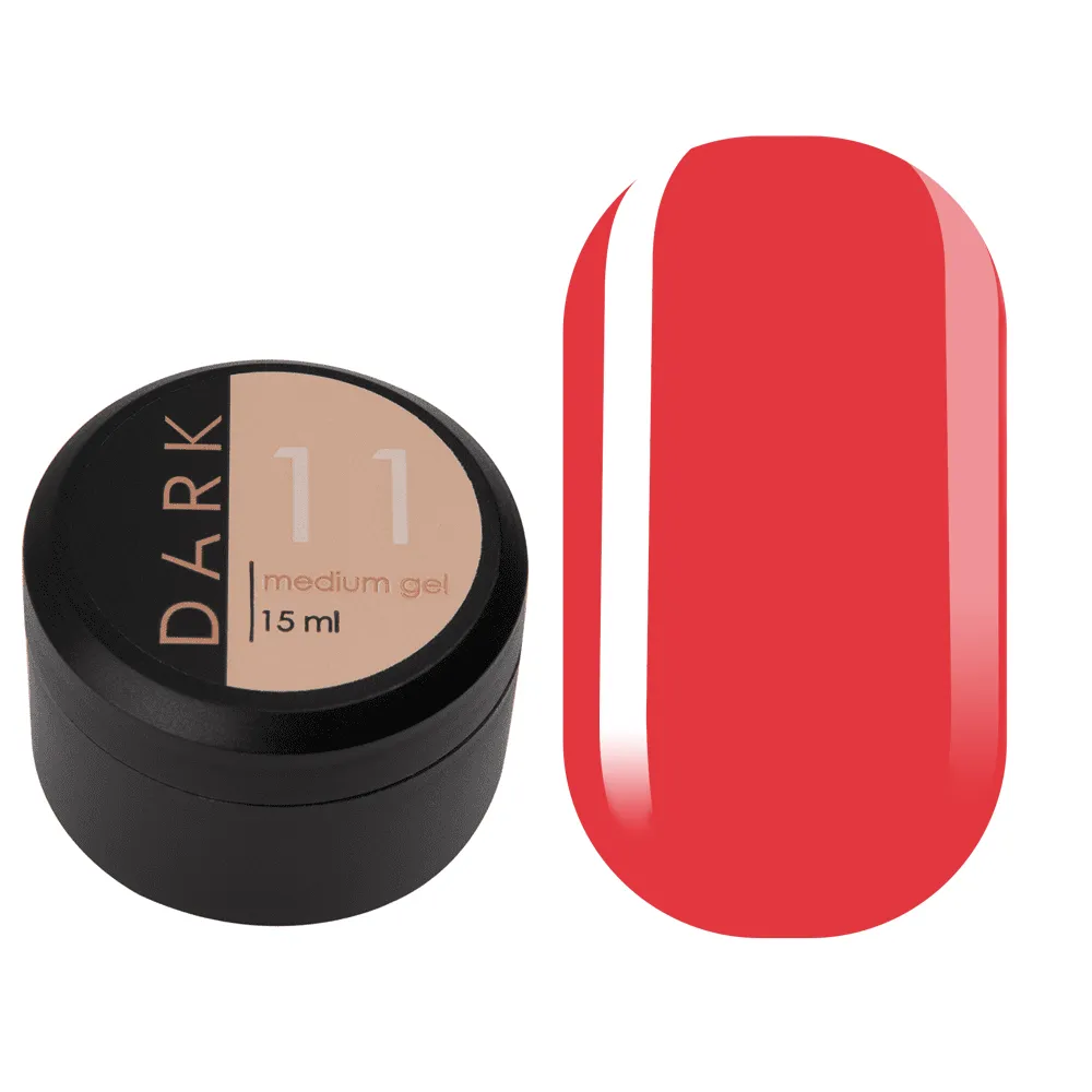 DARK Medium Gel №11, 15 мл, без кисти