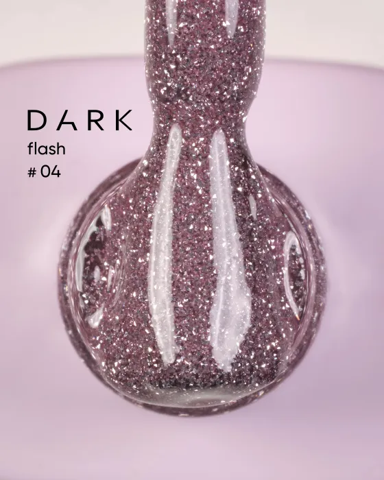 Гель-лак DARK gel polish Flash №04, 10 мл