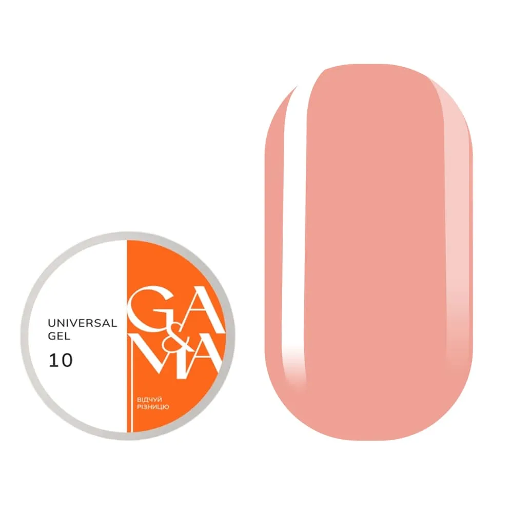 Жидкий гель GÉMELY ex GA&MA Universal gel №10, 15 мл